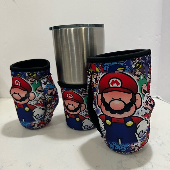 3 piece universal cup holder set Mario’s Bro’s - Picture 2 of 5